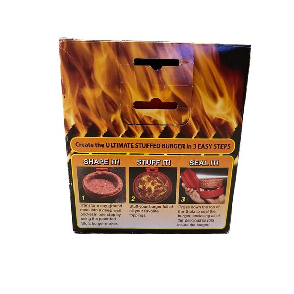 Stufz Ultimate Stuffed Burger System NEW Open Box - Picture 2 of 14